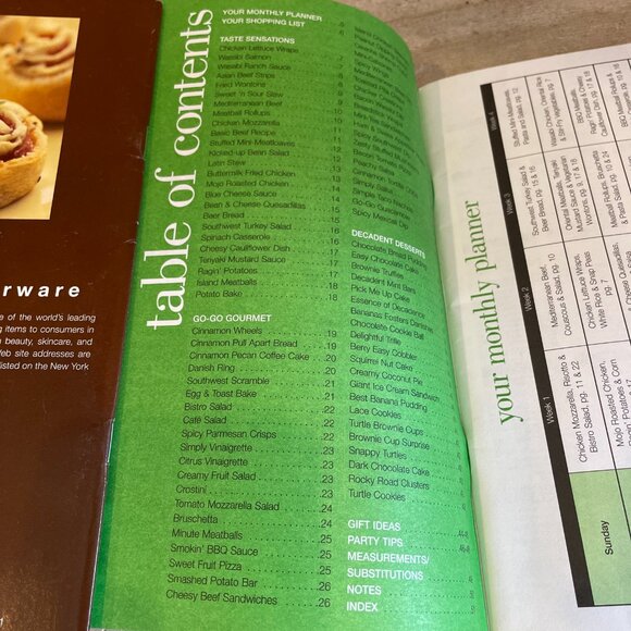 A Taste of Tupperware Volumes II & III Recipes Booklets Cookbook 2003-2004 Vtg - Picture 10 of 12